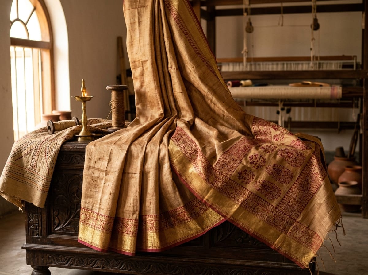 Tussar Silk (টচ ছিল্ক)